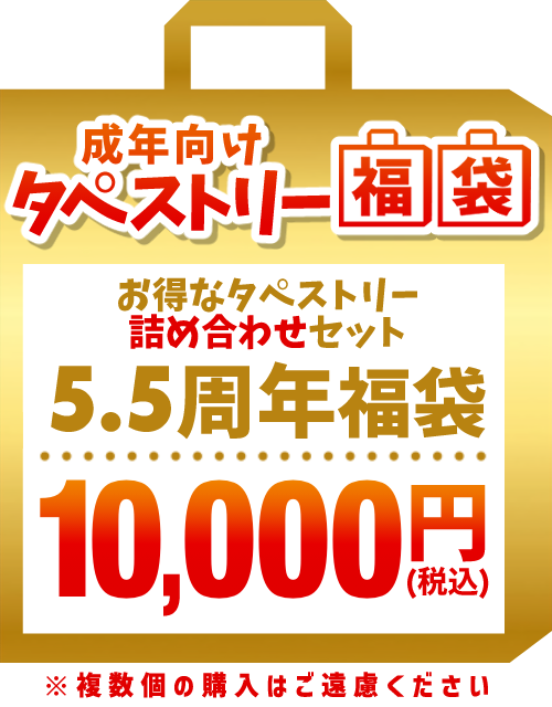 【5.5周年福袋】成年タペストリー 10,000円福袋