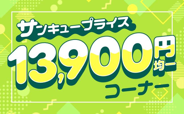 サンキュープライス（13,900円）