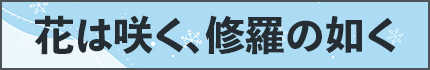 花は咲く、修羅の如く